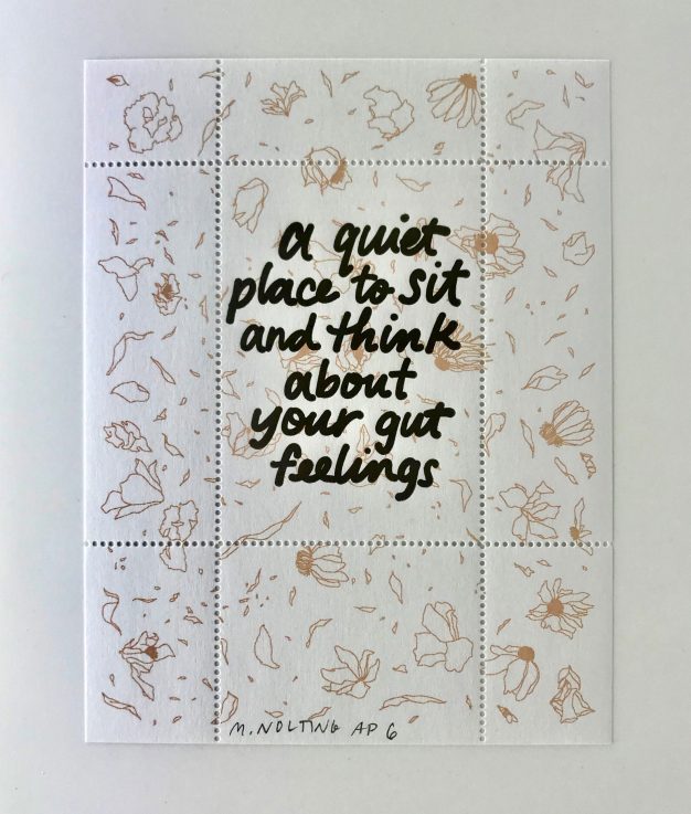 Artiststamp No. 3 by Mia Nolting