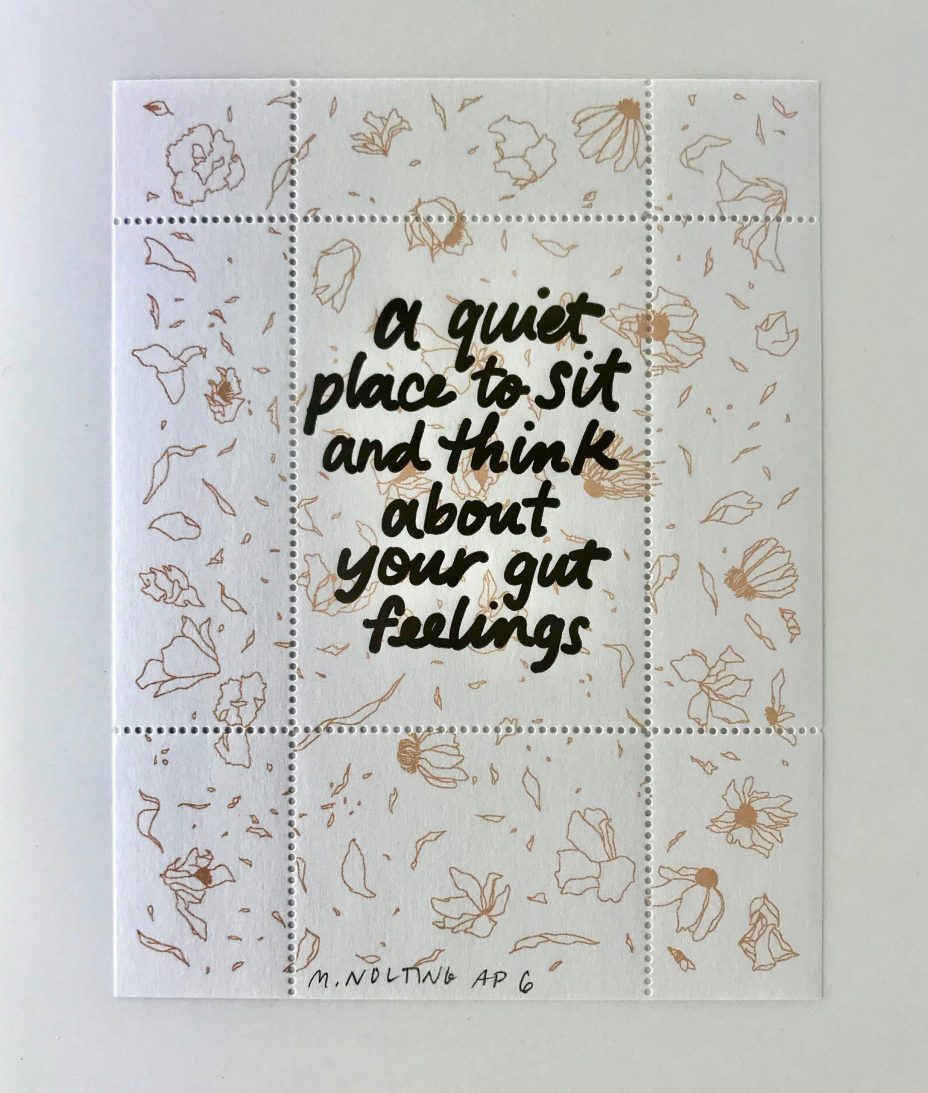 Artiststamp No. 3 by Mia Nolting