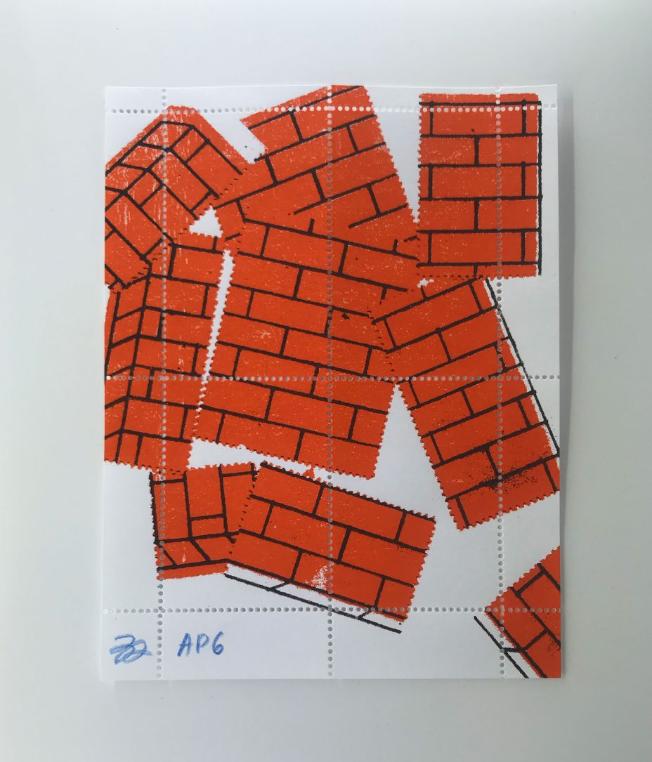 Bráulio Amado artist stamp