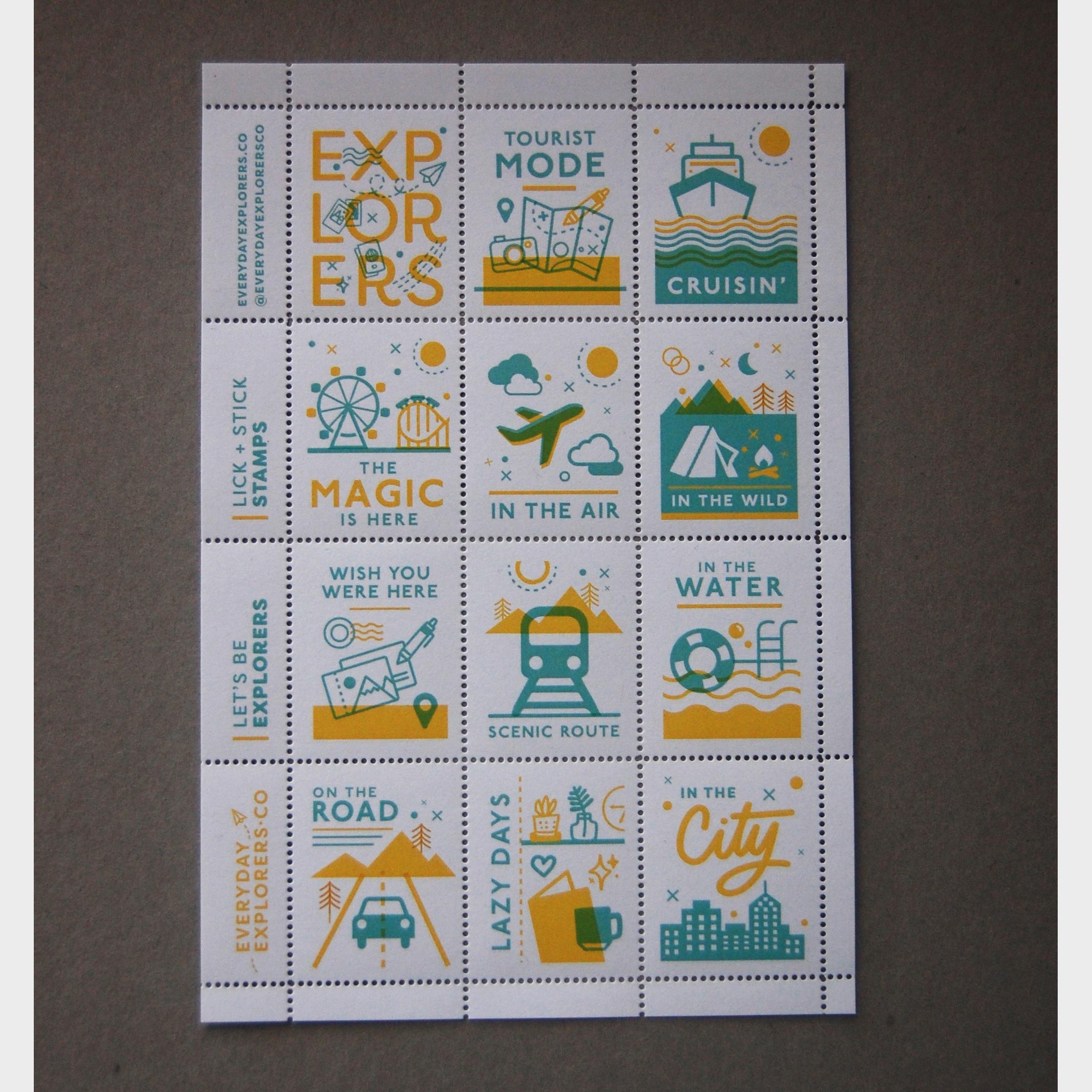 Christine Herrin custom stamp sheet