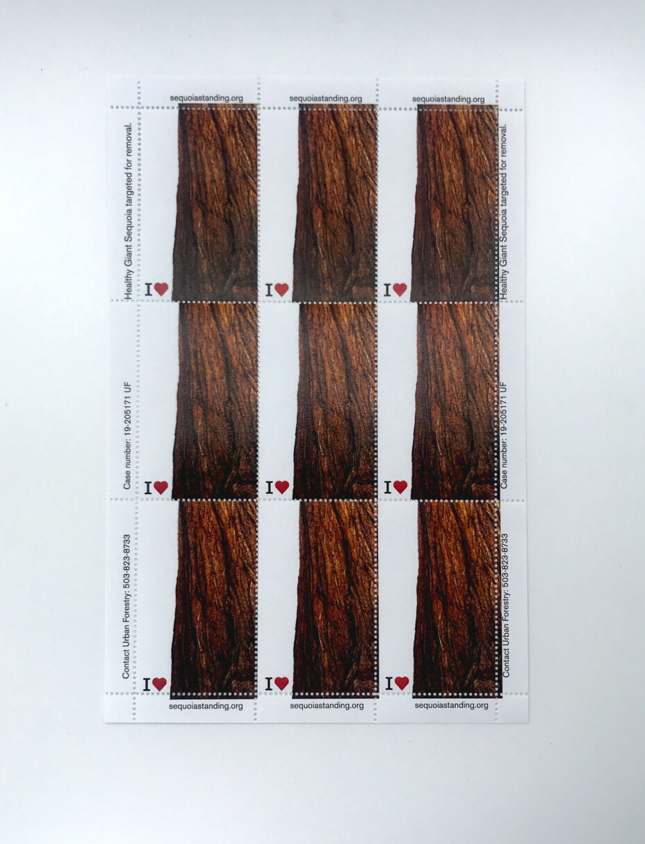 Sequoia Standing benefit stamp