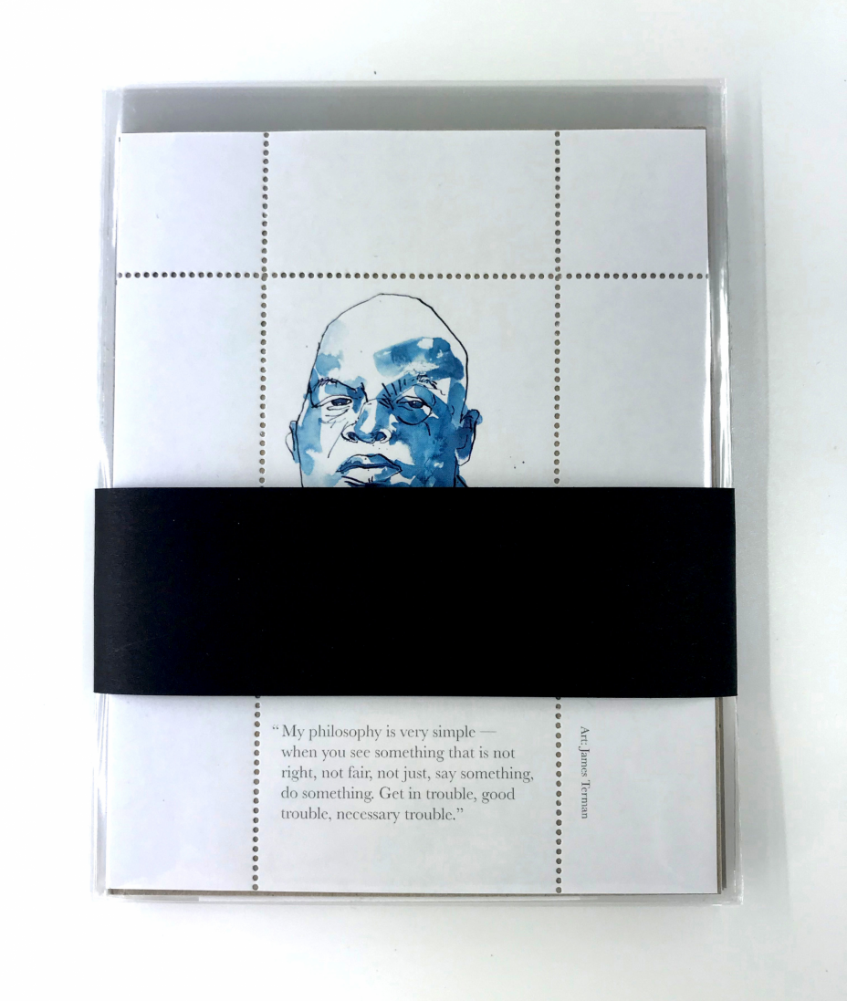 john lewis good trouble 5-pack stamp sheet