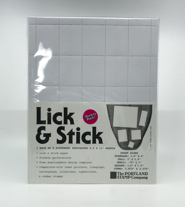 blank lick and stick variety pack