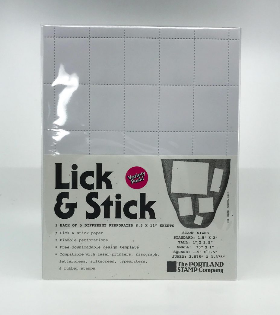 blank lick and stick variety pack