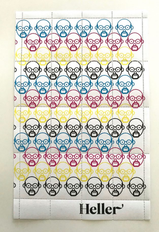 steven heller stamp sheet