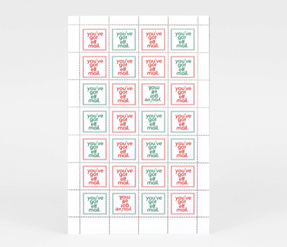 you've got elf mail stamps