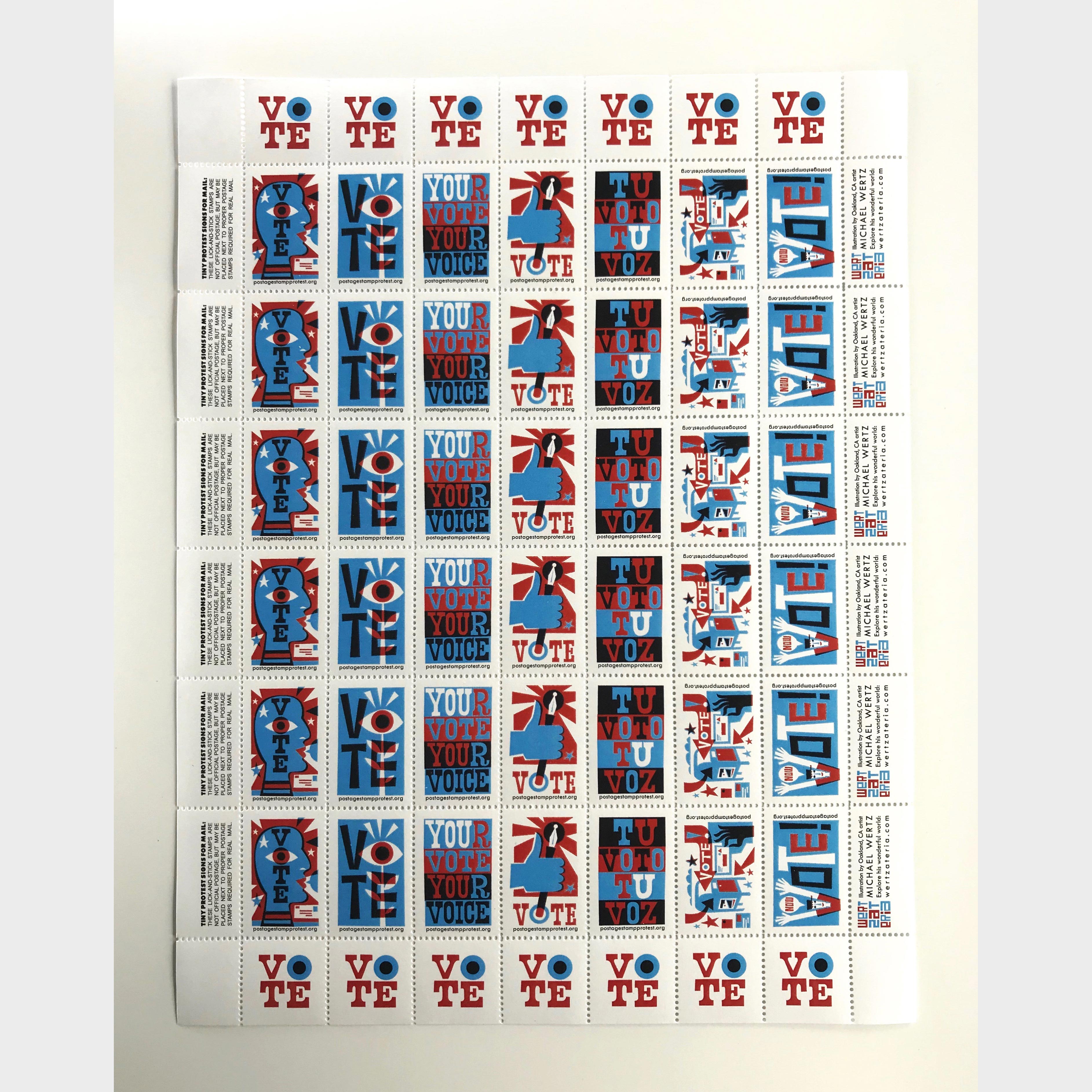 lea redmond michael wertz vote stamps