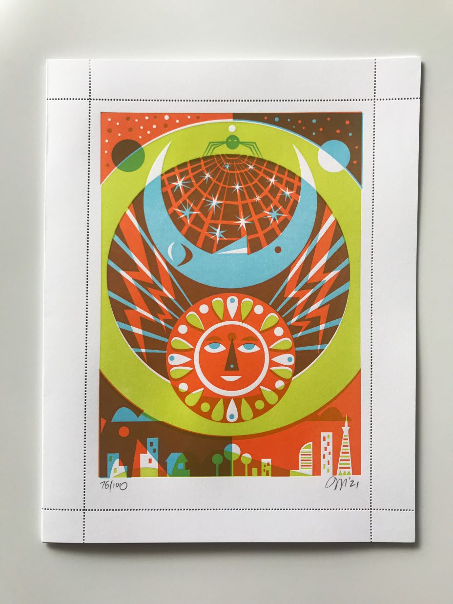 michael wertz spider and i artistamp cover