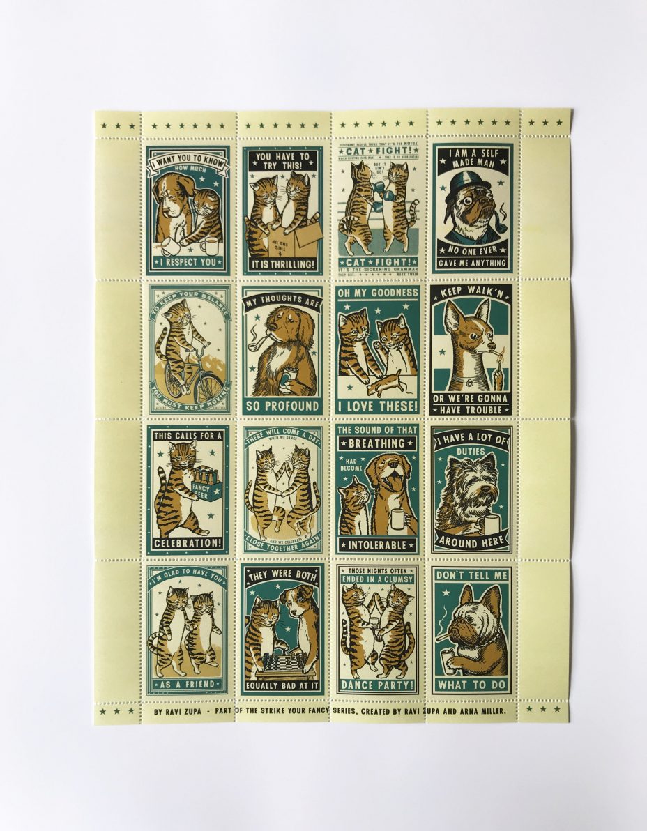 ravi zupa dogs and cats together full sheet
