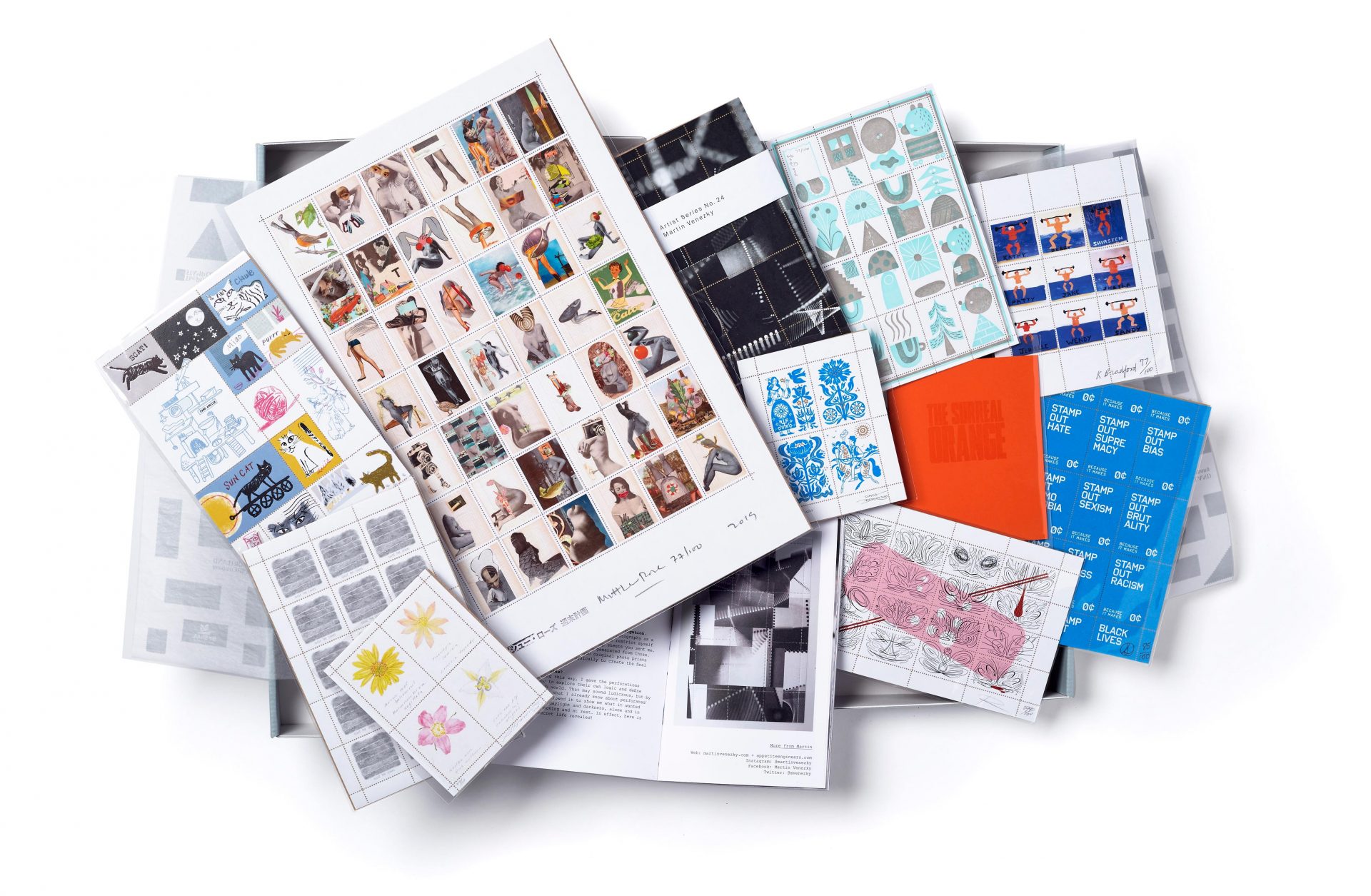 the portland stamp company artist series box 21 30 open 2