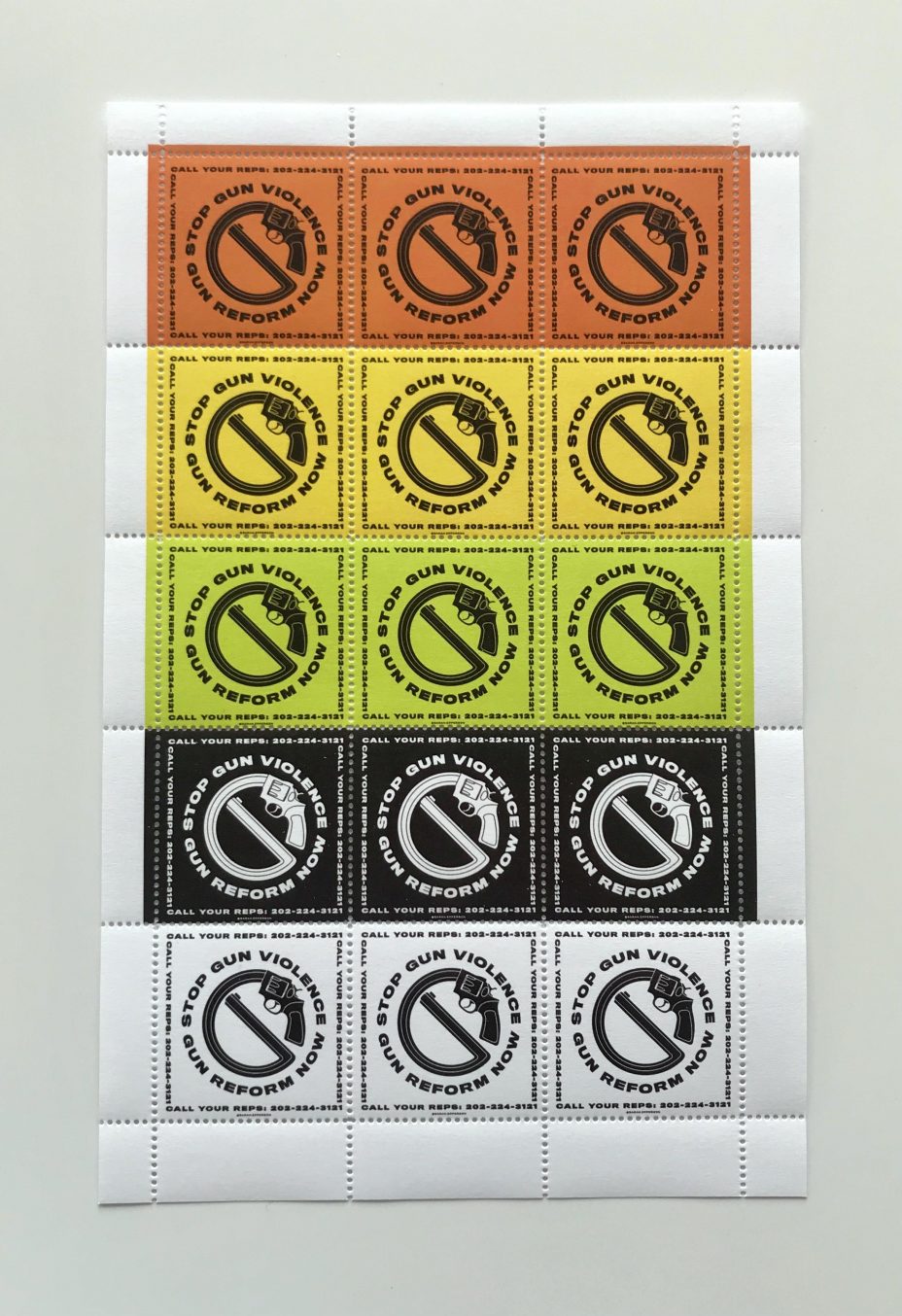 sarah epperson stop gun violence benefit stamp sheet