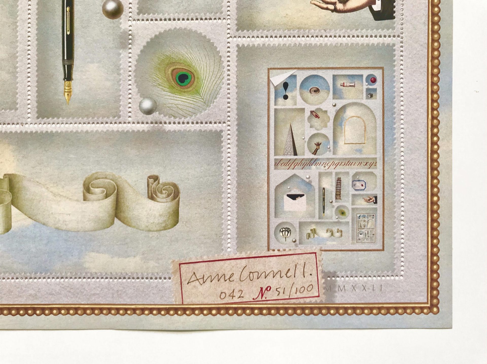 anne connell artist series stamps detail 8