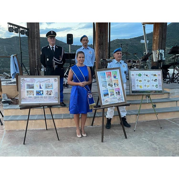 principality of seborga stamp event 2022 sq