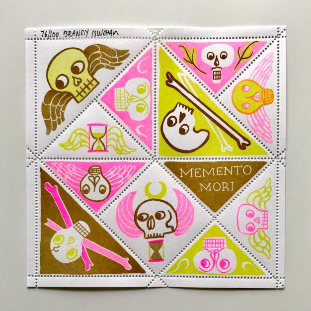 brandy bingham artist stamp full sheet