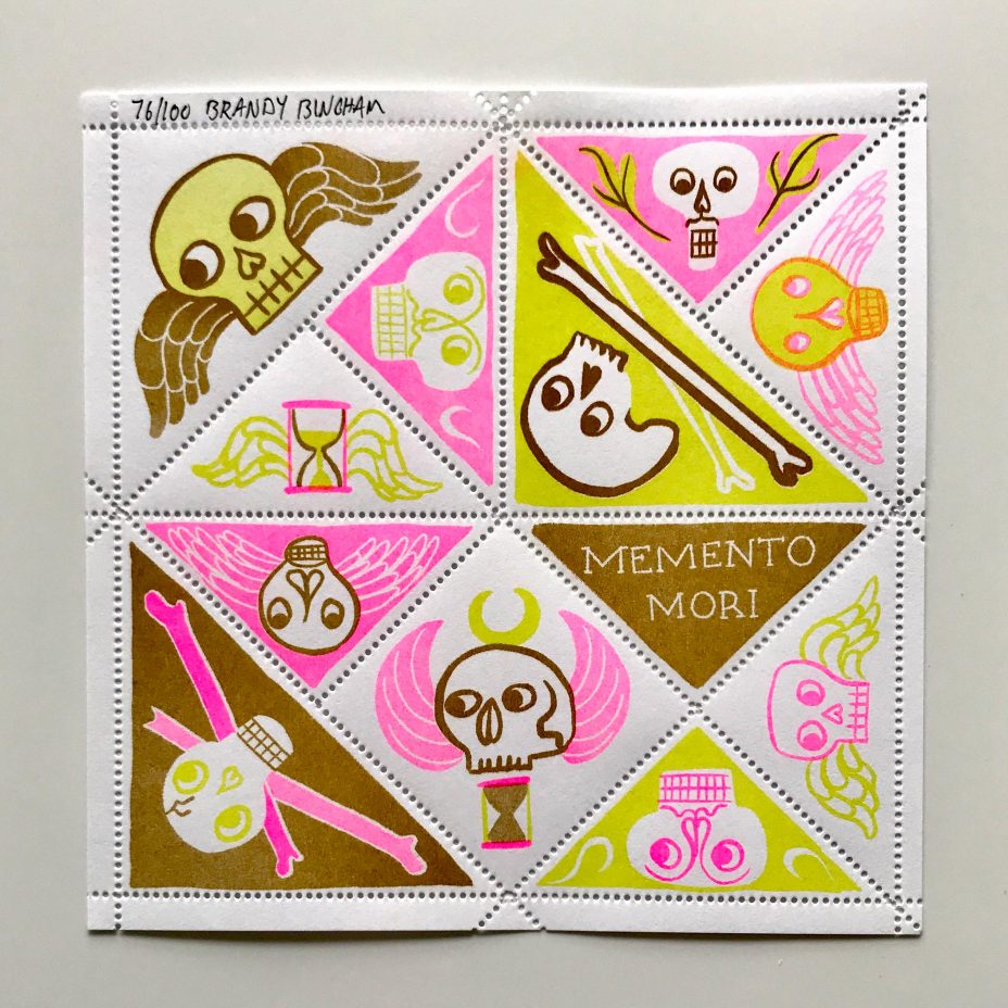 brandy bingham artist stamp full sheet