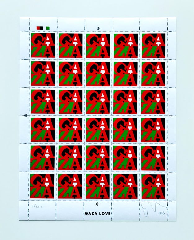 kyle goen gaza love artist series 48 signed edition