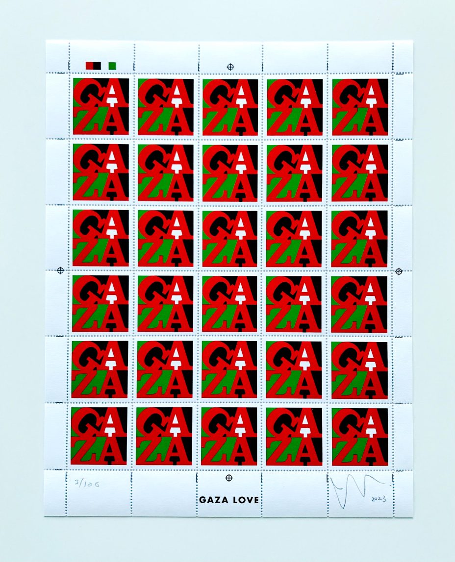 kyle goen gaza love artist series 48 signed edition