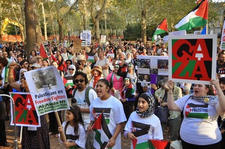 kyle goen gaza love nyc rally