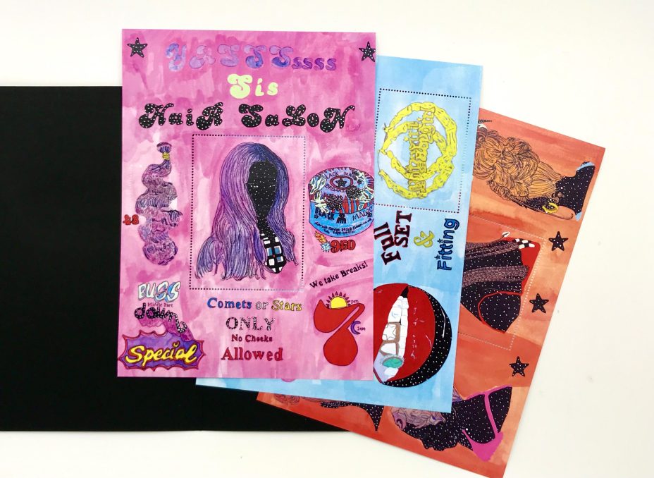 tanekeya word everyday fantastical stamp set fanned