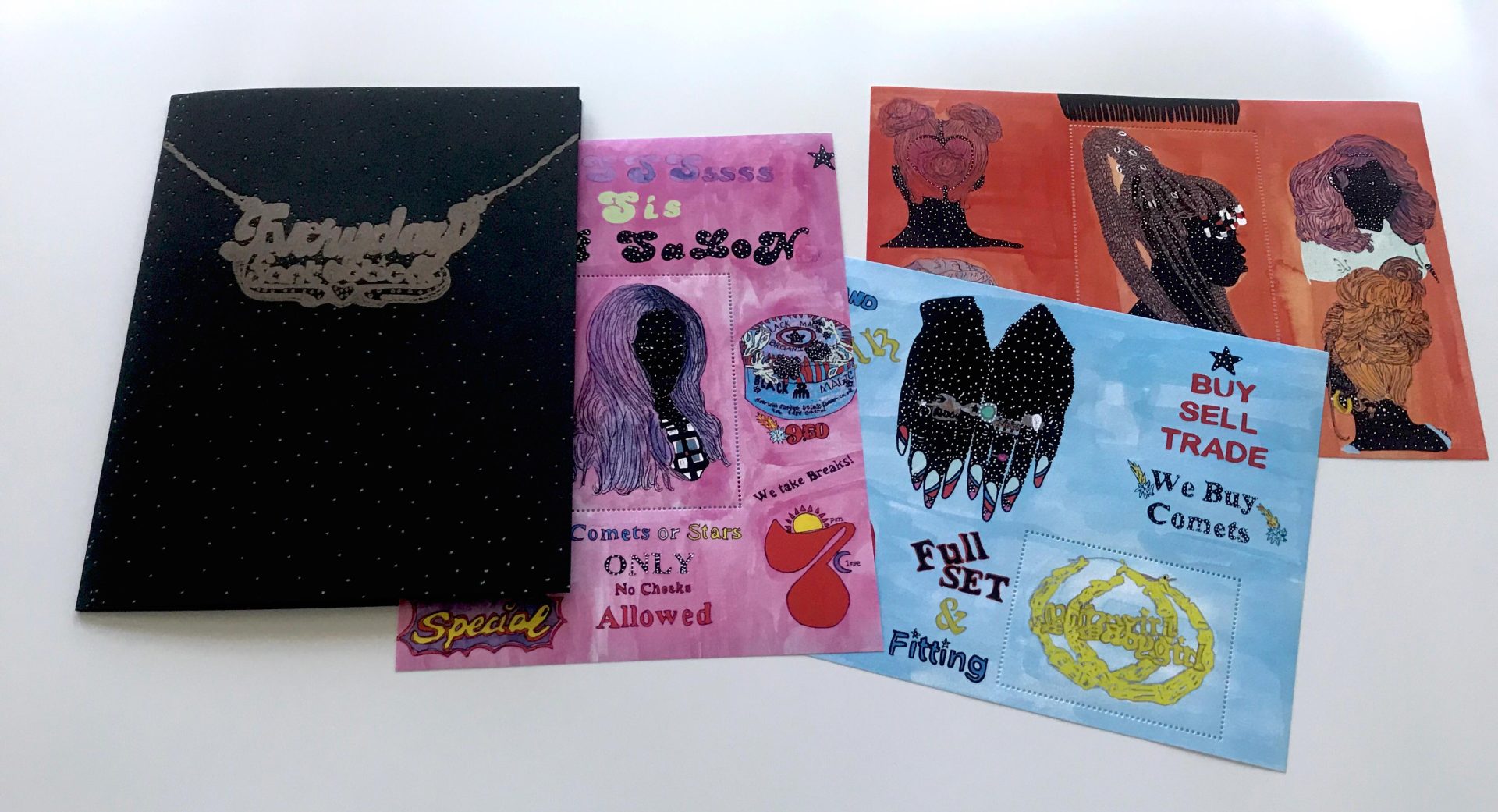 tanekeya word everyday fantastical stamp set open 5