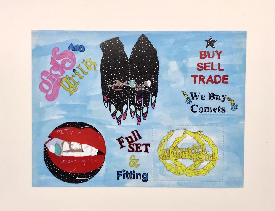 tanekeya word everyday fantastical stamp set sheet 2