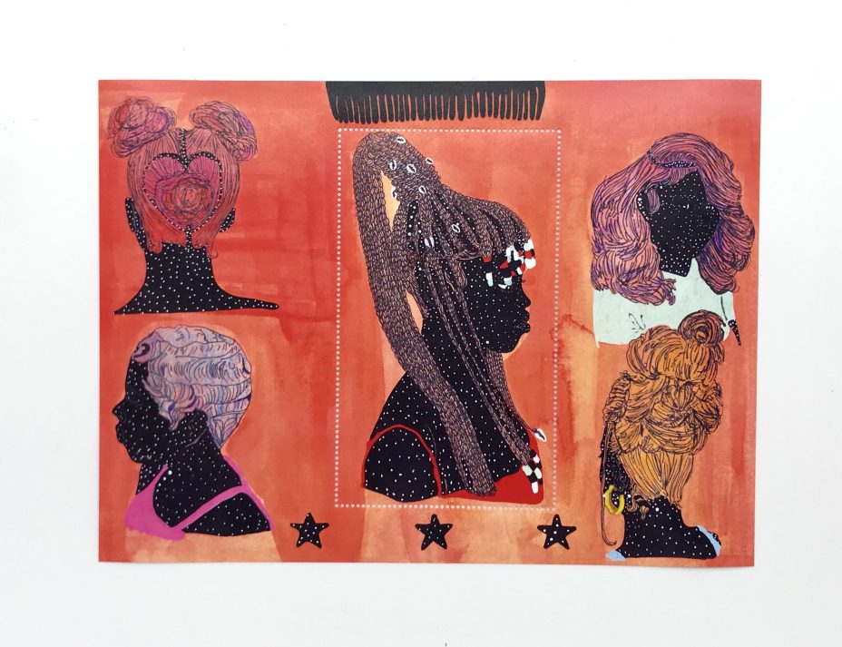 tanekeya word everyday fantastical stamp set sheet 3