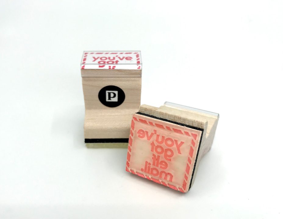 youve got elf mail rubber stamp