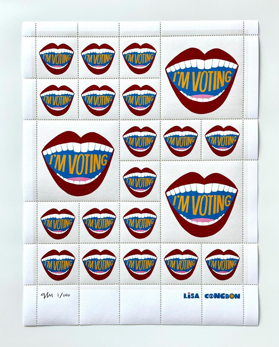 lisa congdon im voting signed edition