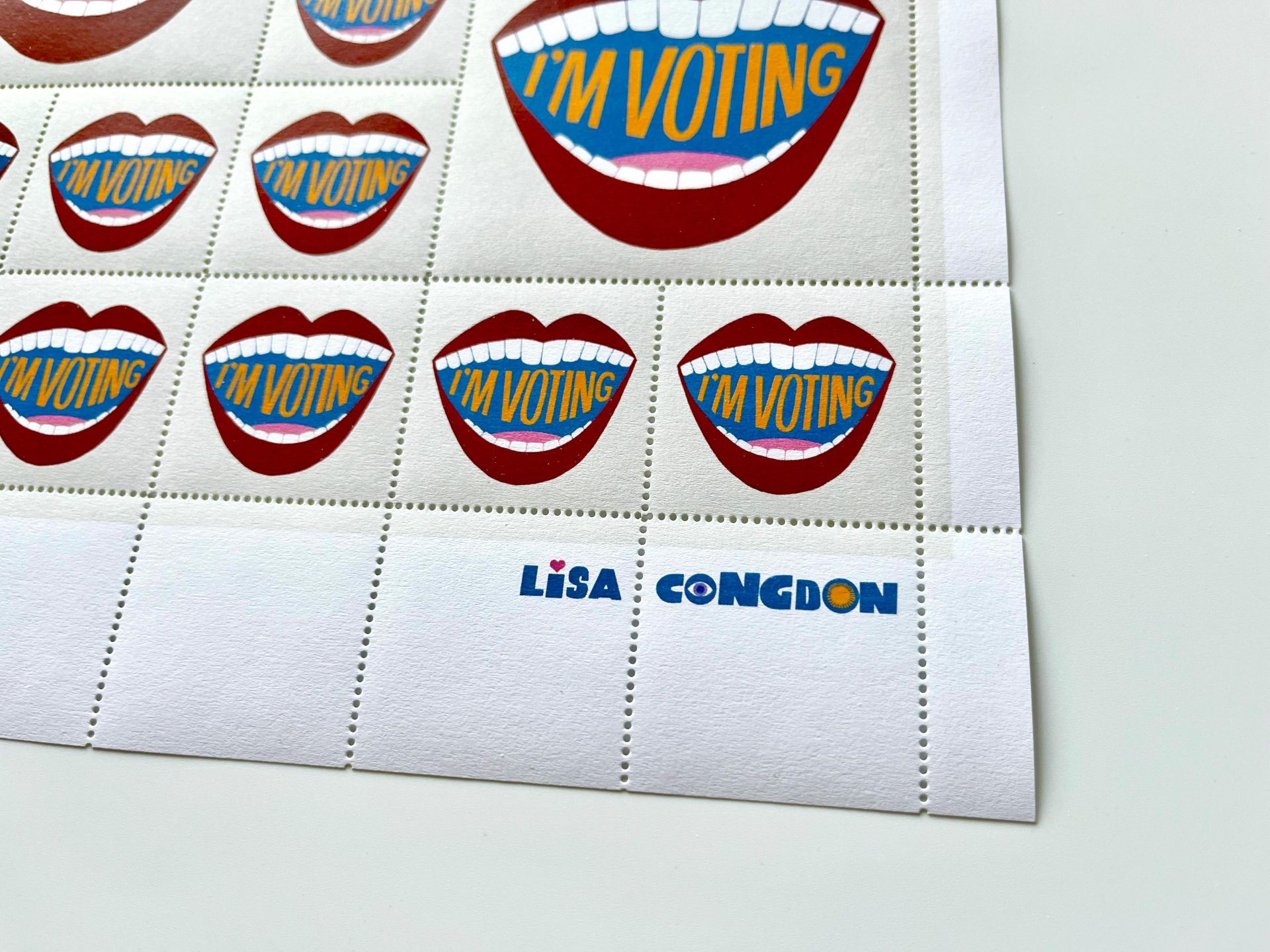 lisa congdon im voting signed edition detail 3