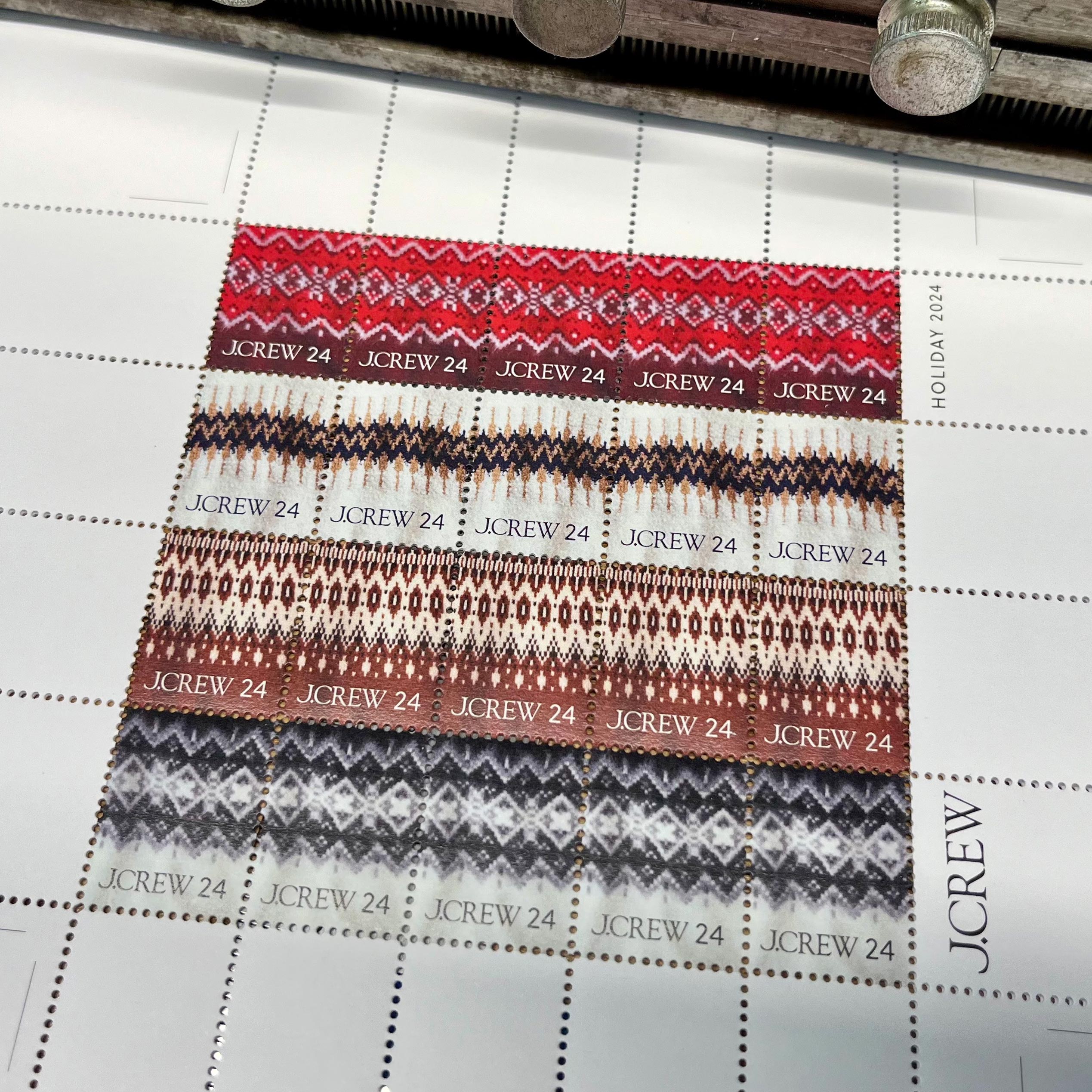 jcrew holiday stamps